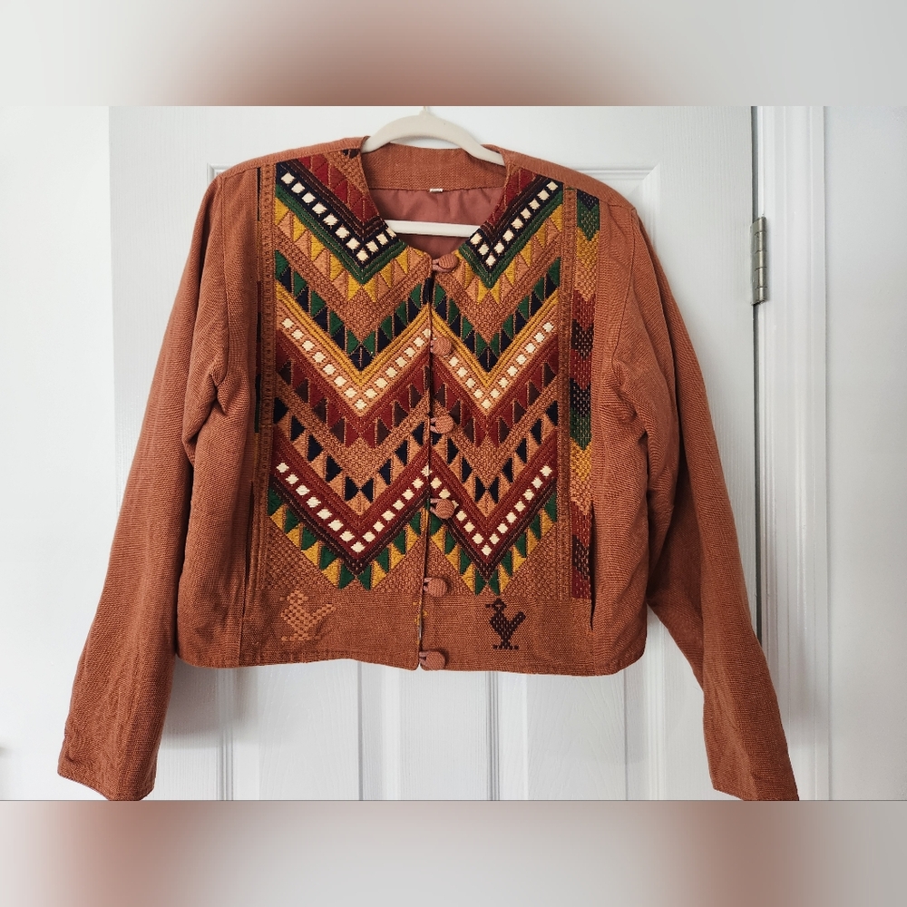 Embroidered Jacket Made in Guatemala